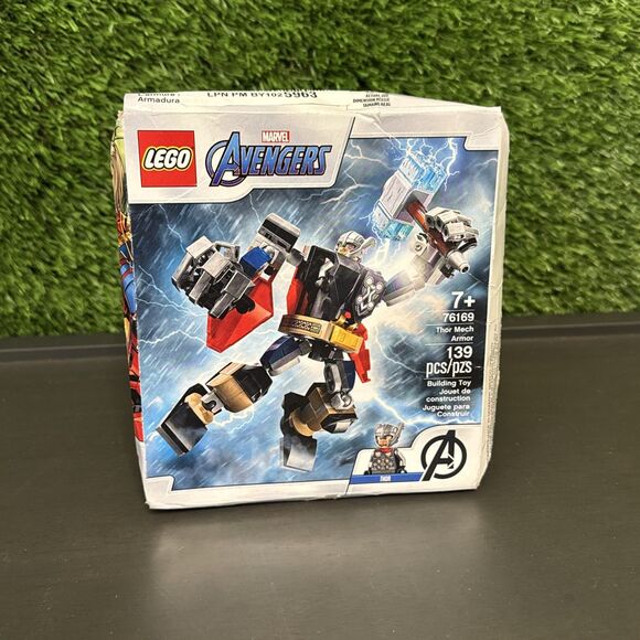 LEGO MARVEL AVENGERS Thor Mech Armor 76169 Damaged Sealed Box - Picture 1 of 6